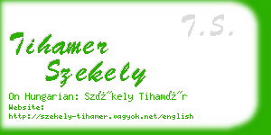 tihamer szekely business card